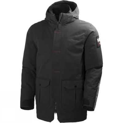 Parka Helly Hansen Urban Hombre Gris Oscuro - Chile ZKA489067